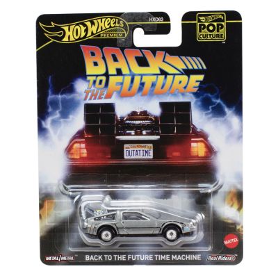 HOT WHEELS POP CULTURE MASINUTA METALICA BACK TO THE FUTURE SCARA 1: 64