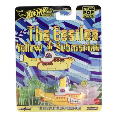 HOT WHEELS POP CULTURE MASINUTA METALICA THE BEATLES YELLOW SUBMARINE SCARA 1: 64