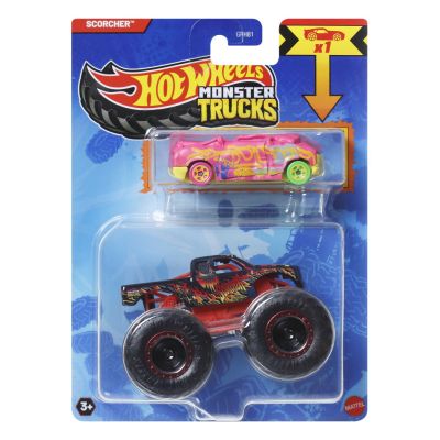 HOT WHEELS MONSTER TRUCK SI MASINUTA METALICA SCORCHER
