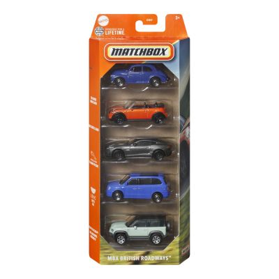 Matchbox Set 5 masinute metalice MBX British Roadways scara 1: 64