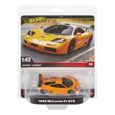 Hot Wheels Premium Real riders Masinuta metalica Mclaren f1 GB 1995 scara 1: 43