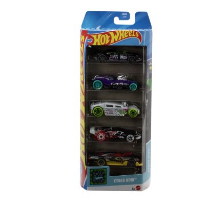 SET 5 MASINI HOT WHEELS CYBER NOIR