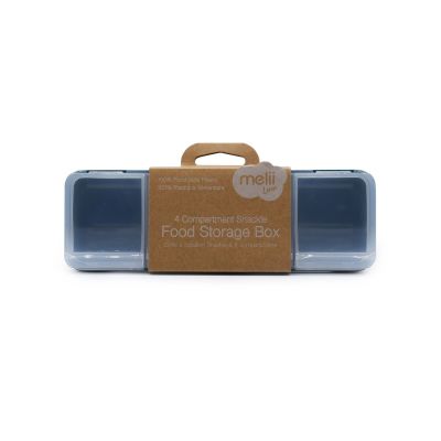 CUTIE SNACK 4 COMPARTIMENTE, MELII LUXE, BLUE