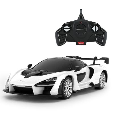 MASINA CU TELECOMANDA MCLAREN SENNA ALB CU SCARA 1 LA 18