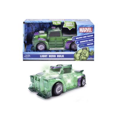 JADA MARVEL MASINUTA LIGHT HERO HULK CU SUNETE SI LUMINI SCARA 1: 32