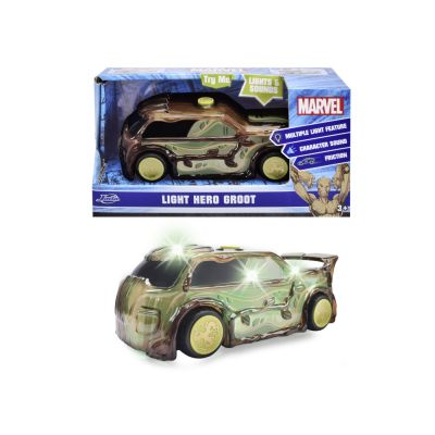 JADA MARVEL MASINUTA LIGHT HERO GROOT CU SUNETE SI LUMINI SCARA 1: 32