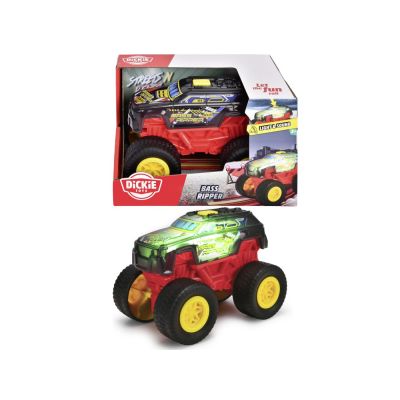 DICKIE MASINA DE TEREN BASS RIPPER CU LUMINI SI SUNETE 17CM