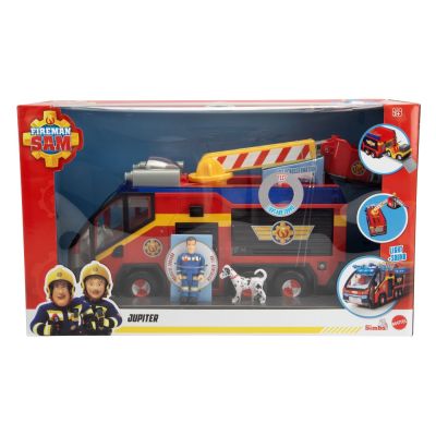 POMPIERUL SAM MASINA DE POMPIERI JUPITER CU FIGURINE SI ACCESORII