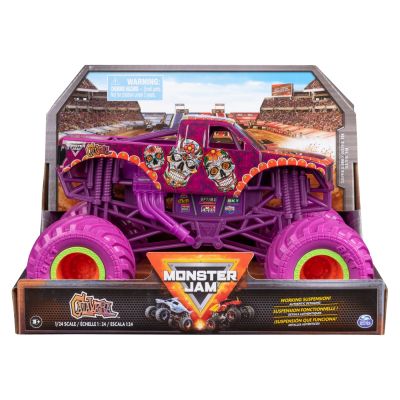 MONSTER JAM MASINUTA METALICA CALAVERA SCARA 1: 24