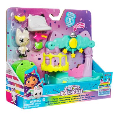 GABBYS DOLLHOUSE SET BALCON DECORAT AL LUI PANDY PAWS