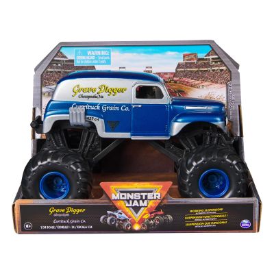 MONSTER JAM MASINUTA METALICA GRAVE DIGGER SCARA 1: 24