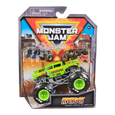 MONSTER JAM MASINUTA METALICA AVENGER SCARA 1 LA 64