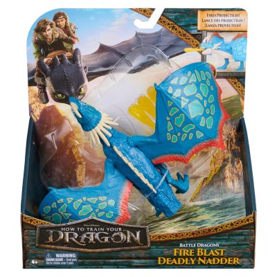 CUM SA ITI DRESEZI DRAGONUL LUPTA DRAGONILOR FIGURINA DRAGON DEADLY NADDER 26. 5 CM