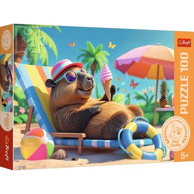 PUZZLE TREFL 100 RELAXARE IN STIL CAPIBARA
