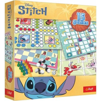 TREFL DISNEY STITCH SET 15 JOCURI CLASICE