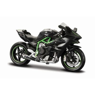 MAISTO MOTOCICLETA METALICA CU STAND EDITIE SPIECIALA KAWASAKI NINJA H2R SCARA 1 LA 18
