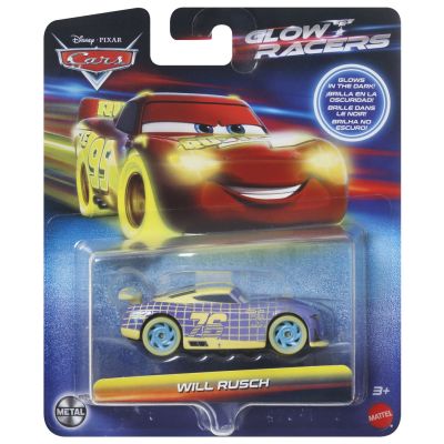 CARS GLOW RACERS MASINUTA METALICA WILL RUSCH SCARA 1 LA 55