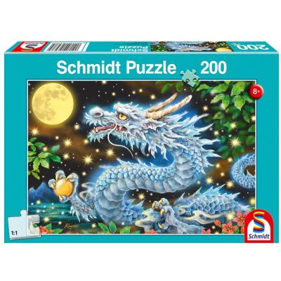 Puzzle 200 piese, Aventura dragonului, Schmidt