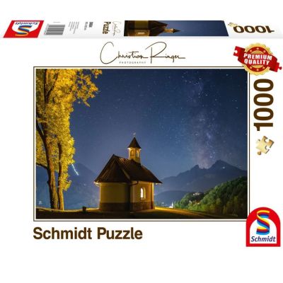 Puzzle 1000 piese, Christian Ringer - Lockstein – Calea Lactee, Schmidt