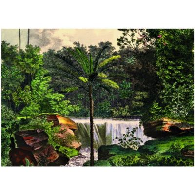 Puzzle 1000 piese + saculet, Cascada, Kiub