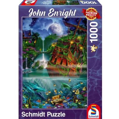 Puzzle 1000 piese, Comoara scufundata, Schmidt