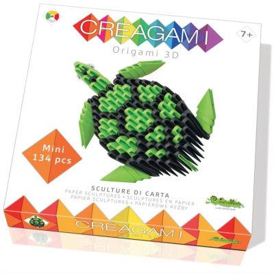 Kit origami cu 134 piese, Creagami, Broasca testoasa