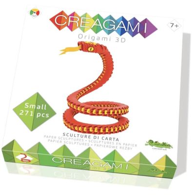 Kit origami cu 134 piese, Creagami, Sarpe