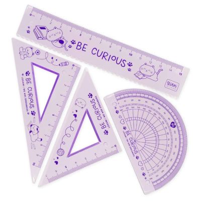 Set 4 instrumente geometrie You Rule!, Kitty, Legami