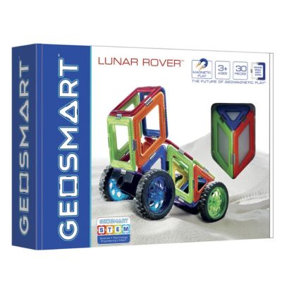 Joc magnetic Geo Smart, Lunar Rover, Masina spatiala, 30 piese