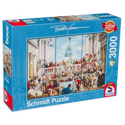 Puzzle 3000 piese, Astfel trece gloria lumii, Renato CasSaro, Schmidt