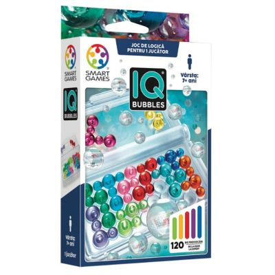 Joc de logica IQ Bubbles, cu 120 de provocari, editie limba romana