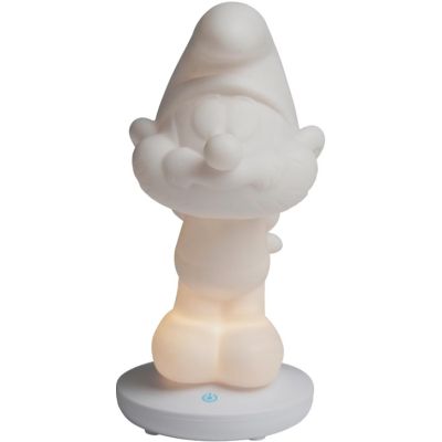Lampa de Veghe pentru Copii, LED, model Papa Smurf, 10. 5x10. 5x21. 5cm, Alb