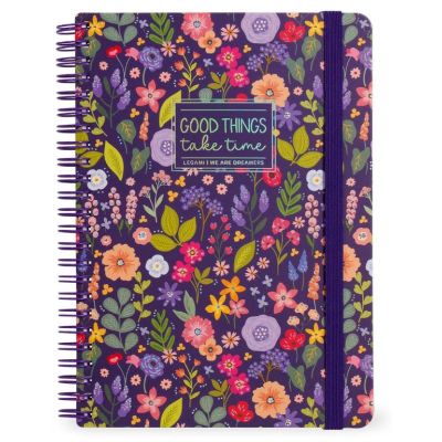 Caiet dictando cu spirala, A5, Flori, Legami