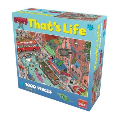 Puzzle Cauta si Gaseste, 1000 piese, Mare Haos in Oras 2