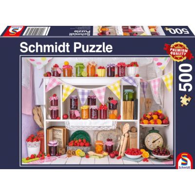 Puzzle 500 piese, Dulceuri si marmelada, Schmidt
