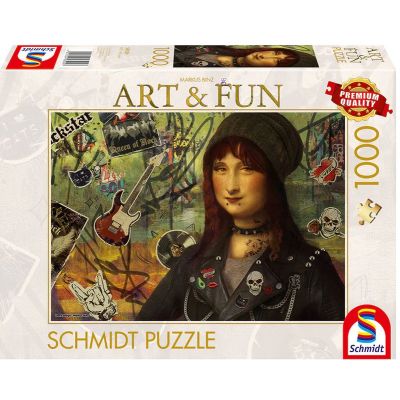 Puzzle 1000 piese, Mona Lisa 2024, Schmidt