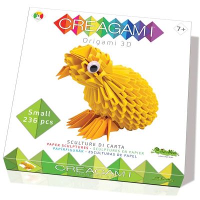 Kit origami cu 243 piese, Creagami, Pui de gaina