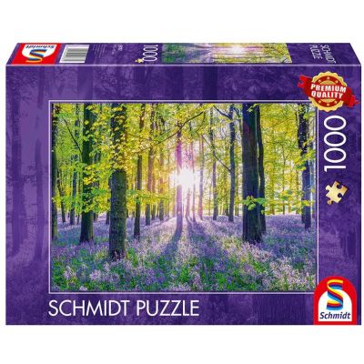 Puzzle 1000 piese, Padurea cu zambile, Schmidt
