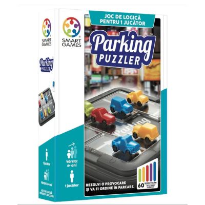 Joc de logica Parking Puzzler, cu 60 de provocari, editie limba romana