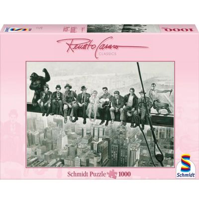 Puzzle 1000 piese, Renato Casaro - Pauza de filmare, Schmidt