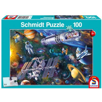 Puzzle 100 piese, Distractie in spatiu, Schmidt