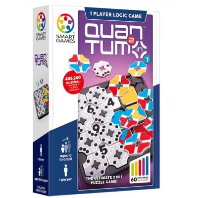 Joc de logica Quantum 2 in 1 Puzzle, cu 60 de provocari, editie internationala