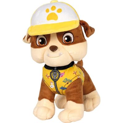 Jucarie de plus Schmidt - Paw Patrol - Rubble, 28 cm