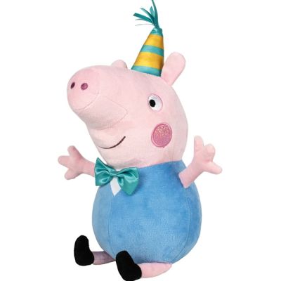 Jucarie de plus Schmidt - Peppa Pigs - Schorsch Wutz, Petrecerea, 37 cm