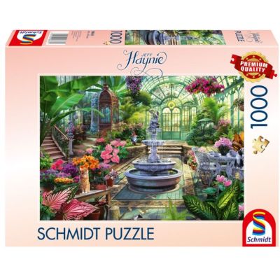 Puzzle 1000 piese, Seră victoriană, Schmidt