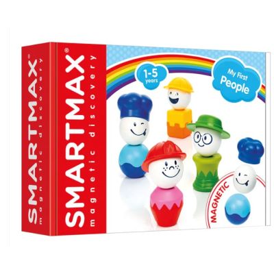 Joc magnetic Smart Max, My First People, Primii mei Oameni, 12 piese