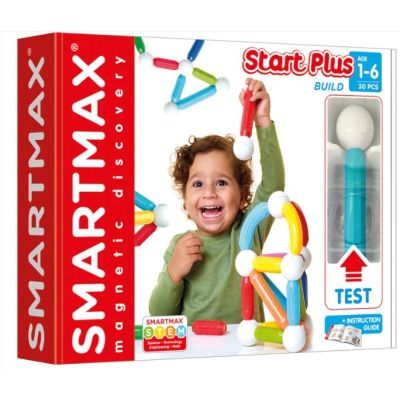 Joc magnetic Smart Max, Start+, Setul incepatorilor plus, 30 piese