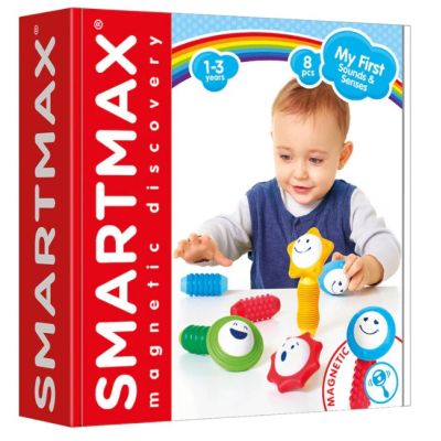 Joc magnetic Smart Max, My First Sound & Senses, Primele mele sunete si simturi, 8 piese