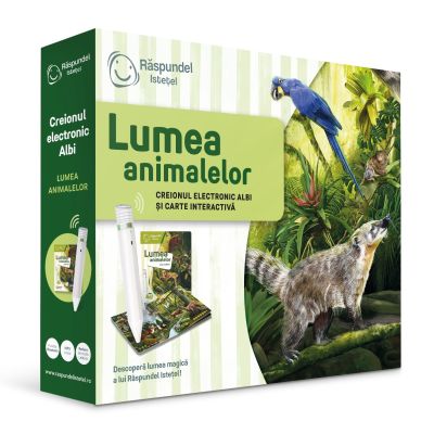 Pachet Raspundel Istetel, creion si carte Lumea animalelor