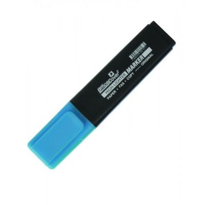 Textmarker Office-Cover HL92, varf tesit, 2-4mm, albastru fluorescent